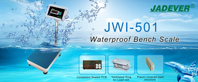 JadeverJWI-501シーフードIP68用防水ベンチスケール