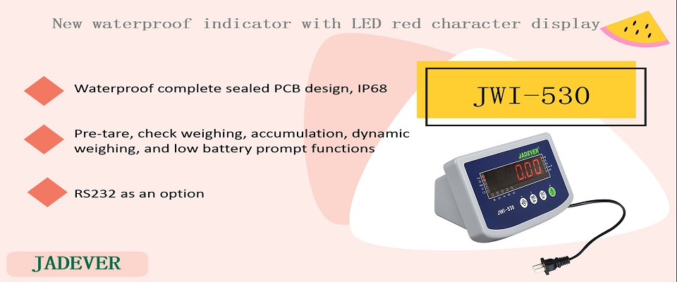 LED赤色文字表示の新型防水表示灯