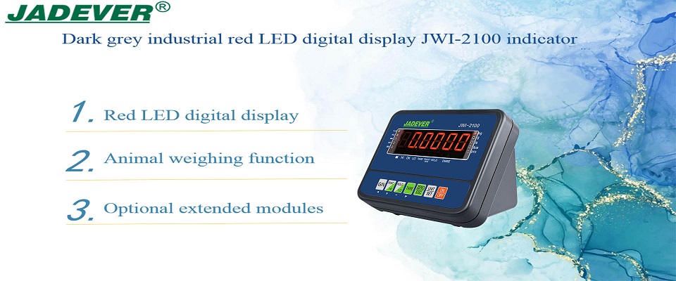 ダークグレーの工業用赤色 LED デジタルディスプレイ JWI-2100 インジケータ