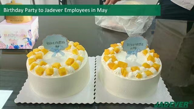 5月のJADEVER従業員の誕生日パーティー
