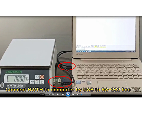 jadever体重計NWTHはPCとプリンターに接続します